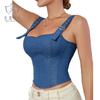 Nowy Kształtujący Body z Kontrolą Brzucha Regulowany Damski Modny Top-Gorset