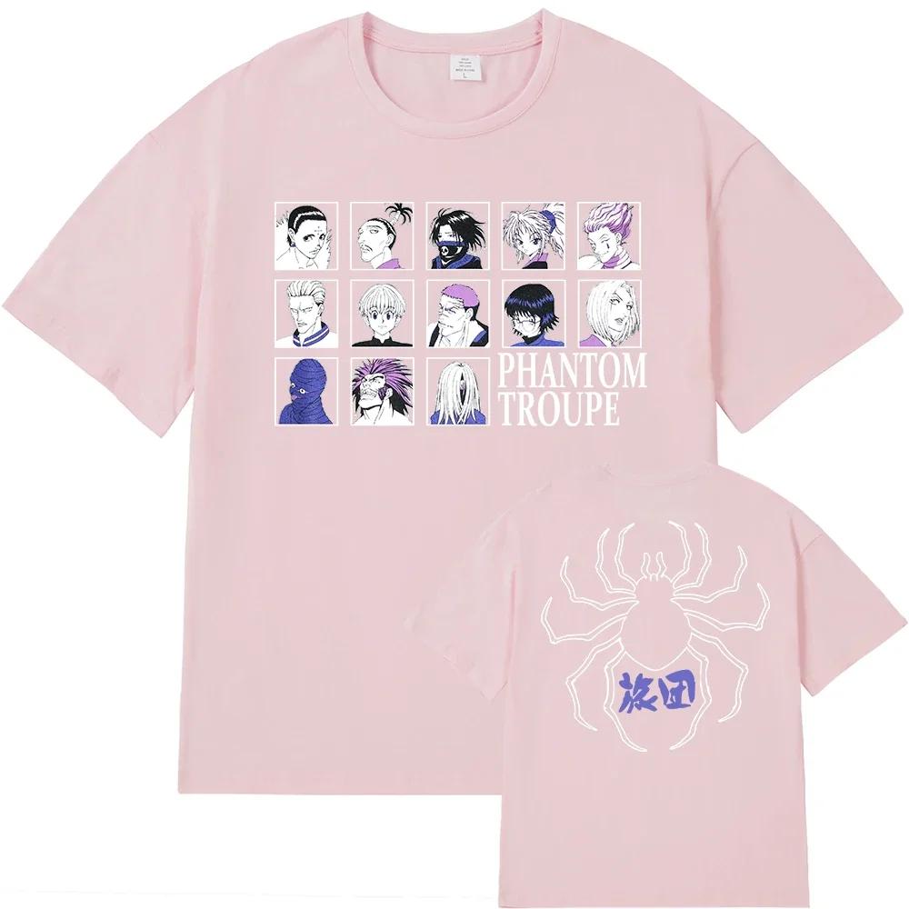 

Anime Hunter x Hunter T shirt Phantom troublepe clothes hisoka Chrollo tops T shirt plus size cotton t shirt Women Men 4XL