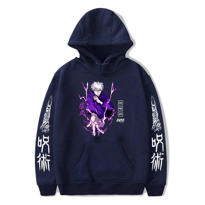 Anime Jujutsu Kaisen Hoodie Men Women Sweatshirt Streetwears Oversize Winter and Autumn Anime Sweatshirts Hoodie