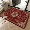Zacht Absorberend Antislip Tapijt Patroon Mysterieus Rood Perzisch Tapijt Vloermat Huisdecoratie Deurmat Slaapkamer Vloermat Douche Tapijt