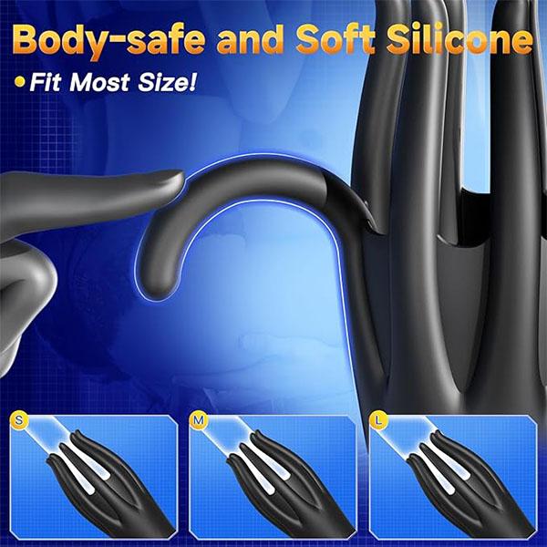 Male Glans Stimulate Massager 10 Modes Penis Delay Trainer Vibrator Masturbator Automatic Oral Climax Sex Toy For Men