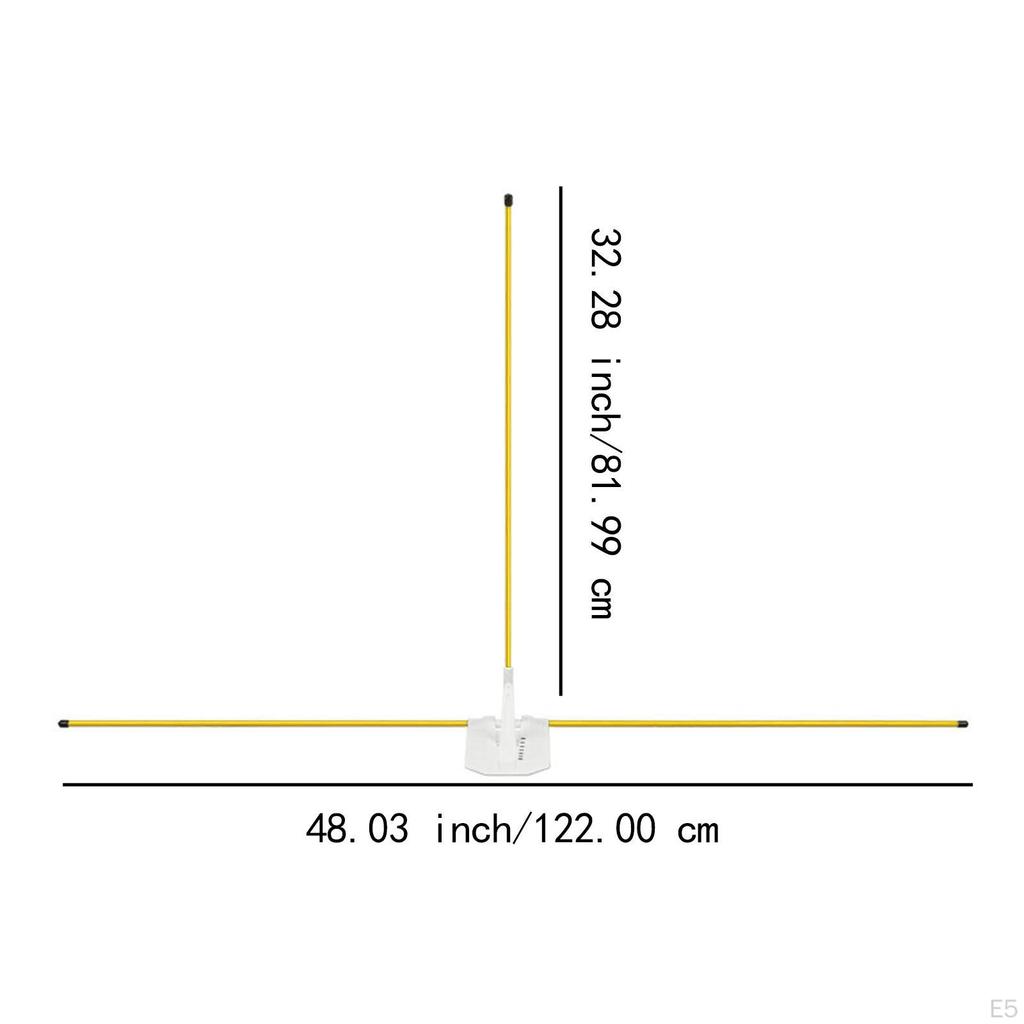 Adjustable Golf Alignment Stick Holder for Swing Improvement