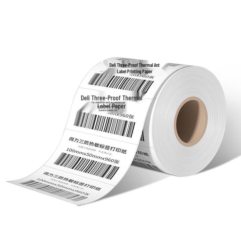 Deli Triple-Proof Thermal Label Roll