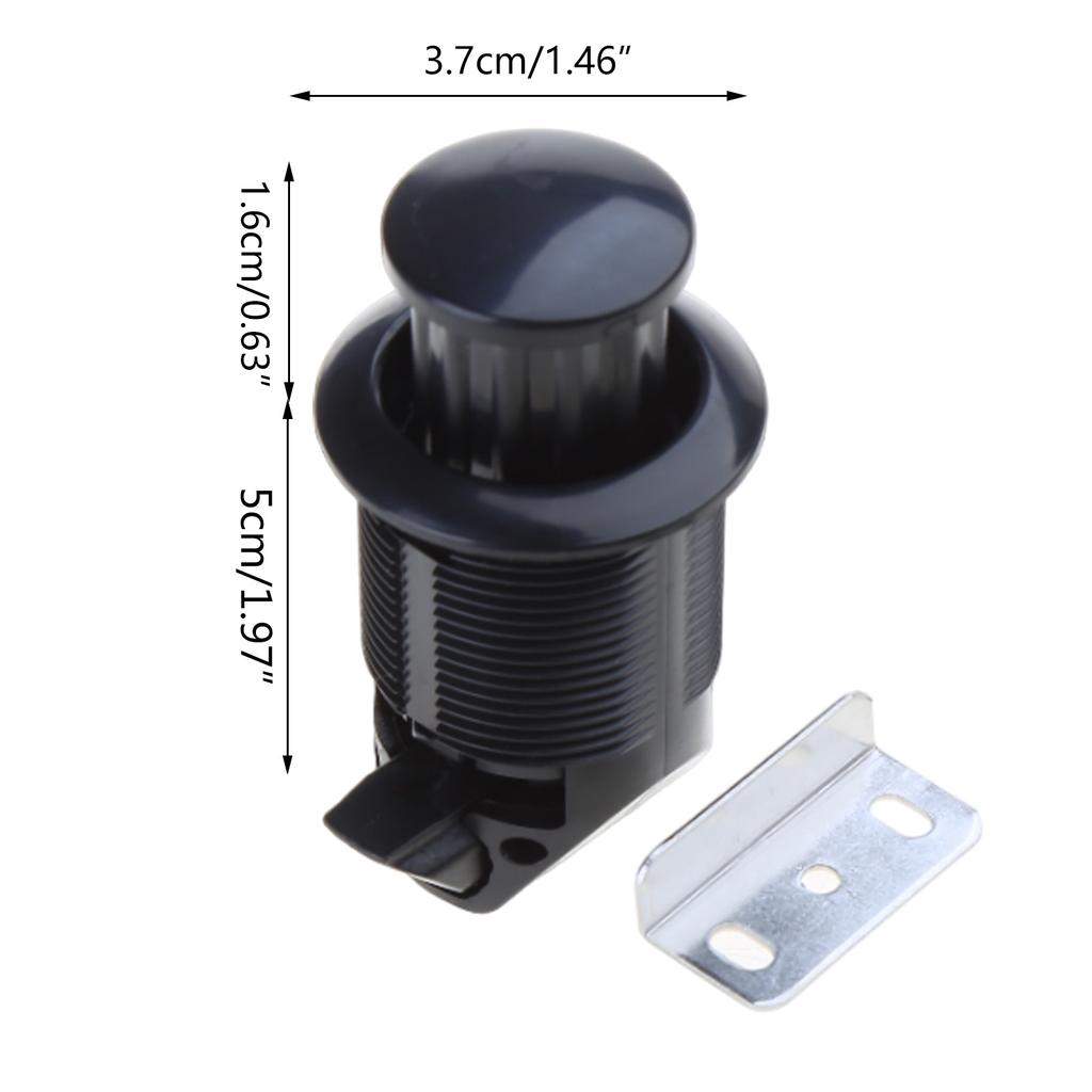 Capătul butonului Împingeți pentru a închide Încuietoare Împingeți pentru a închide Încuietori, mâner fix pentru iahturi Dulap dulap rulote pentru rulotă