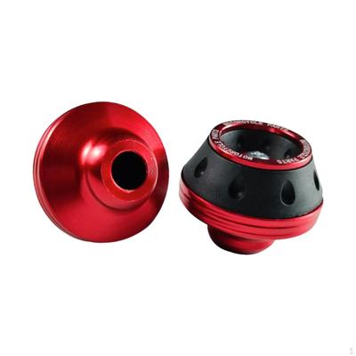 Glissières de cadre de roue de fourche avant Protection de moto Crash Pad,