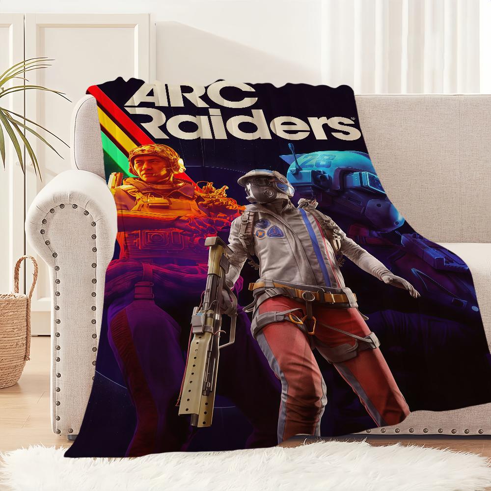 A-Arc Raiders Game Blanket For Sofa Room Microfiber Bedding Blanket Office Travel Gift Home