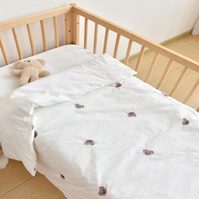 New Bear Embroidered Baby Cotton Winter Quilt