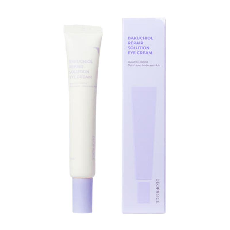 Deoproce Bakuchiol Repair Solution Eye Cream 30ml – Firming Anti-Wrinkle & Brightening Care