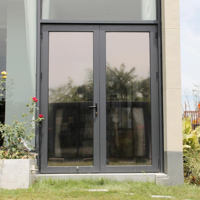 Tea Silver Self-adhesive Window Film Privacy Mirrored Effect One Way Vision Heat Reduction Solar Tint PET Building Decorative