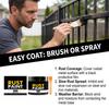 Black Rust-Removing Paint Household Metal Anti-Rust Renovation Paint