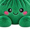 Durable Stuffed Toy Giant Dumpling Pillow, Cute Plush Steamed Bun Stress Relief Squeeze Toy, Decorative Food Slow Rebound Soft Stretch Decompression