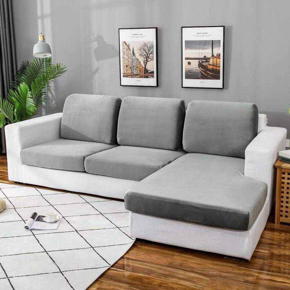 Sofa Seat Guard Stretchable Couch Cover Resistant To Spills & Wrinkles