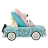 JIM SHORE Snoopy Woodstock Car Surfing 6016272 &
