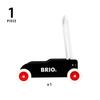 BRIO Push Cart, Black, 31351, for ages 9 months and up. [Toy, Wooden Toy, Gift (Birthday/Christmas)]