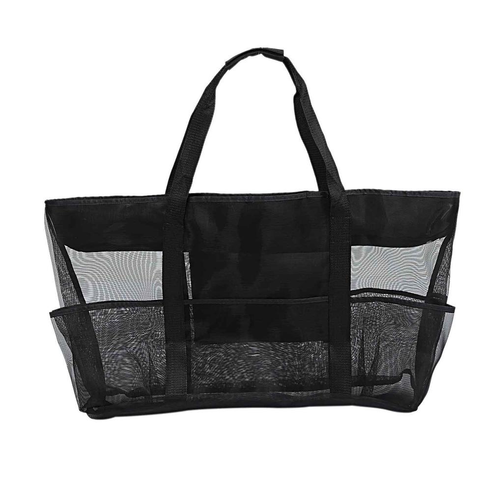 Multipurpose Mesh Bag Mesh Beach Tote Bag With Pocket Large Capacity For Beach tools Beach Bags Pool Bag Swim Bag