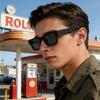 Simple Square Fashion Plastic Sunglasses for Men and Women Trendy UV Resistant Glasses Outdoor Sunscreen Sunshade Eyewear