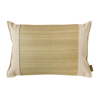 Domestic Igusa Flat Pillow Setonoto Series Kuranoto Beige 32 X 22 X 10 Cm Kurashiki Canvas Plain Summer Cool Present Approx.