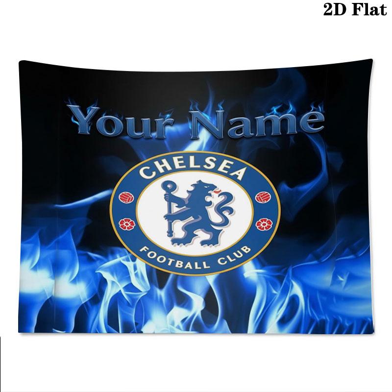 Chelsea F Custom Name Wall Tapestry Aesthetic Wall Hanging Printed Fabric Blanket Decorative Tapestries for Bedroom Living Room Home Decor