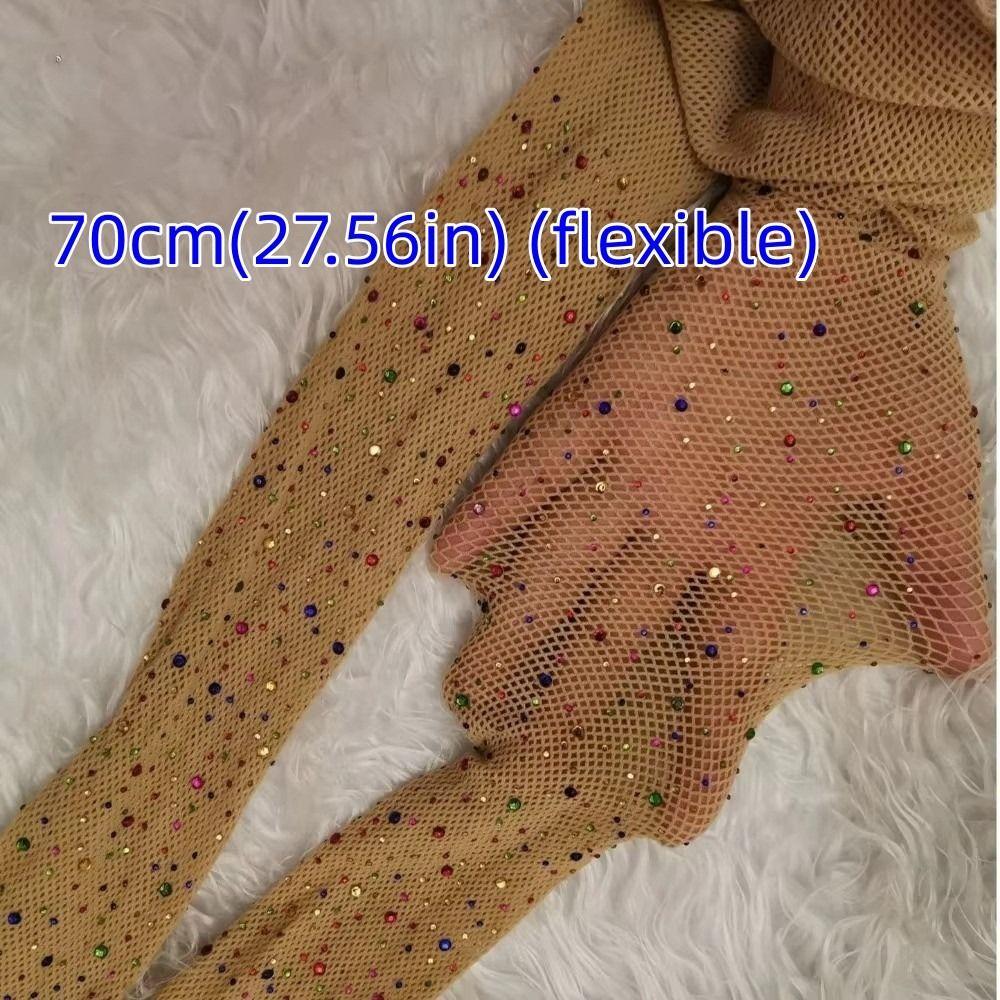 Hot-drilled Stockings Glitter Fishnet Pantyhose New Fishnet Tights  Women Girl