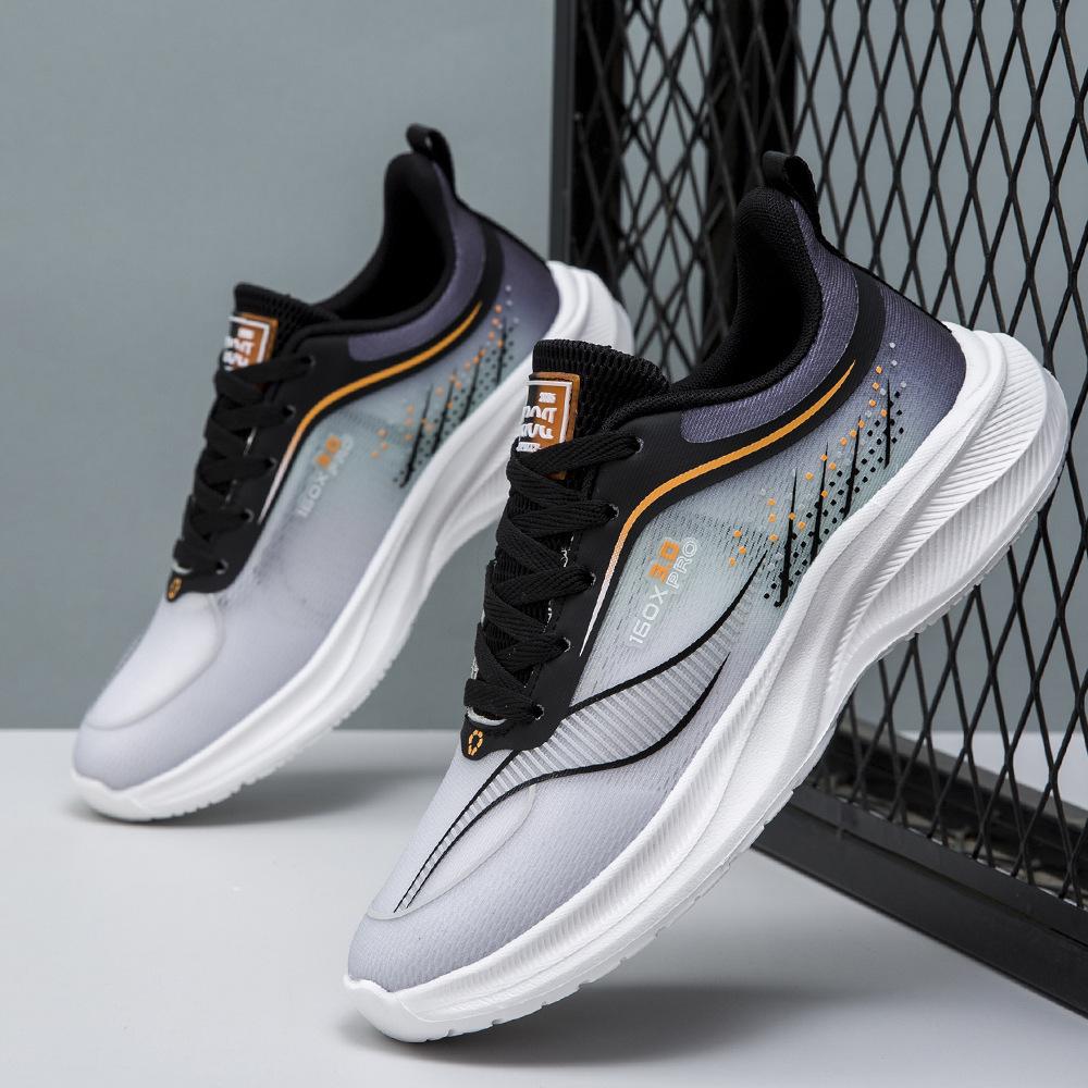 

Весенняя мода простые светлые легкие низкие кроссовки на шнуровке мужские кроссовки сверхлегкие сетчатые дышащие повседневные спортивные туфли 40