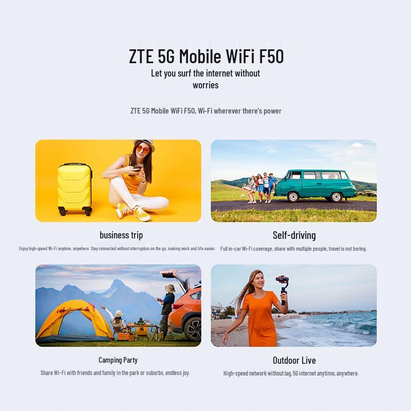 ZTE F50 5G Portable Wi-Fi Hotspot