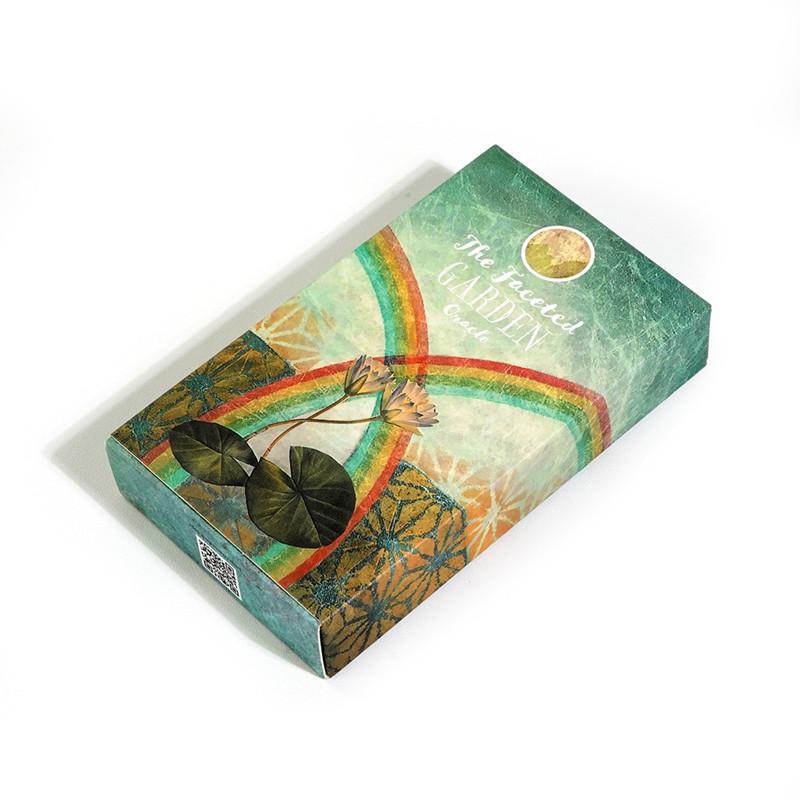 The Faceted Garden Oracle Tarot Cards Popular 52pcs Cards Decks Artistic Mysterious Friend Party Board Game Props Holiday Gifts