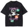 Yu Yu Hakusho Hiei Grafisch T-shirt Mannen Vrouwen Kleding Korte Mouw Katoenen T-shirts Vintage Gewassen Streetwear Anime Casual T-shirt