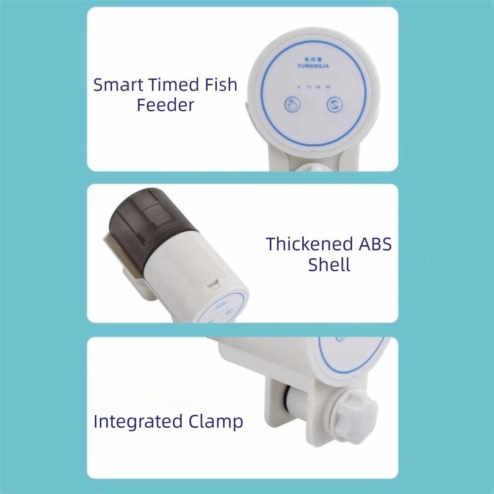Electric Fish Food Dispenser Moisture-Proof Smart Timer Feeder  For Aquariums