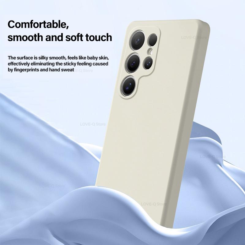 Für S25 S24 Ultra Hülle Luxus Flüssigsilikon Weiche TPU Hülle Für Samsung Galaxy S25 S24 S23 S22 Ultra S 25 Ultra Plus S25Ultra Hüllen