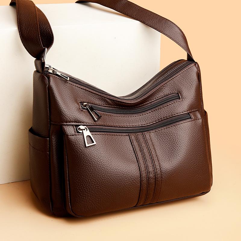 Borsa a tracolla alla moda 2025 con grande capacità Semplicità Versatilità Multitasche Impermeabile e Leggera Borsa a spalla