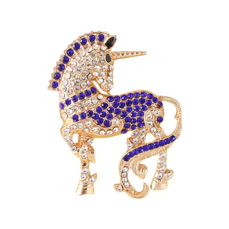 

Portable Horse Pin Comfortable Wear Jewelry With Polished Finish for Daily Wear синій
