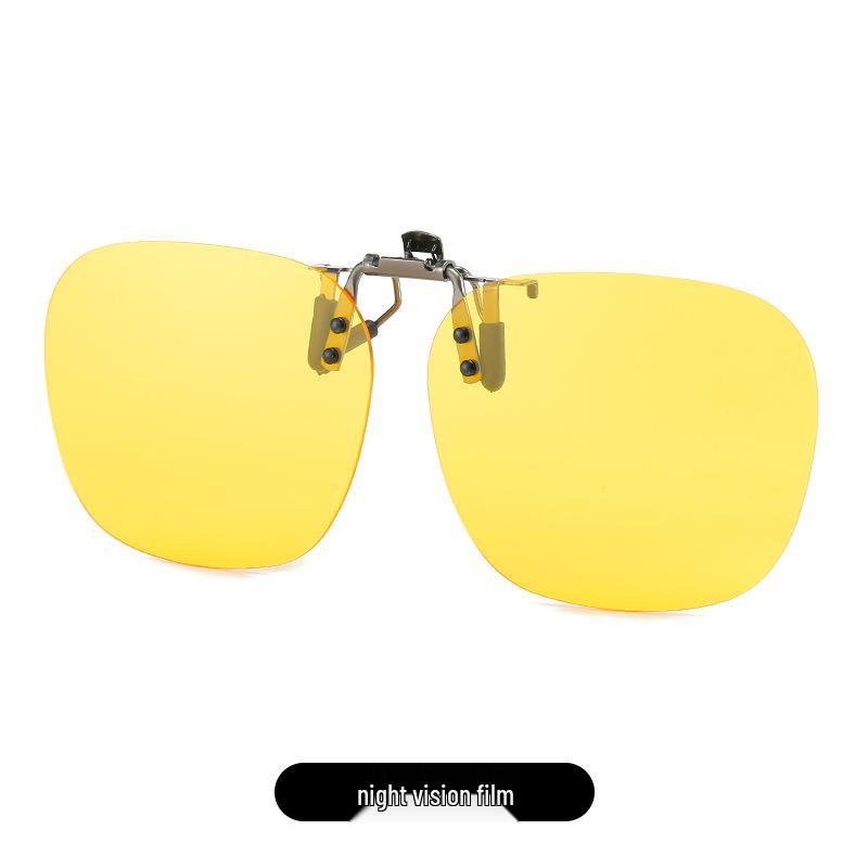 2025 Polarized Rimless Polygonal Clip-on Sunglasses for Day/Night Outdoor, Fishing, and Driving