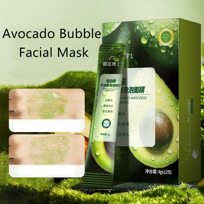

Маска для лица Tea Mud Bubble Mask, глубоко очищающая поры, сужающая поры, с комплексом кислот для удаления черных точек и сужения пор Cleansing Mask