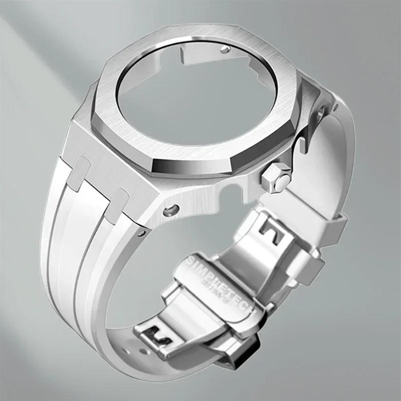 Mod Kit GEN5 GA2100 Metal Bezel for G shock Casioak Modification 4th Generation Rubber&Steel Watch Case Strap GA-B2100 2110