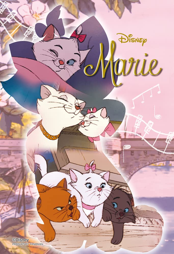 

Пазл из 70 деталей Disney Silhouette Art Memory-Disney Marie- [Prism Petit] (10x14,7см) 97-283