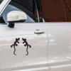 3D Geckoes Metal Scooters Car Decals Badge Emblems Stickers Pack Of 2 For Creative And Individualized Vehicle Decoration