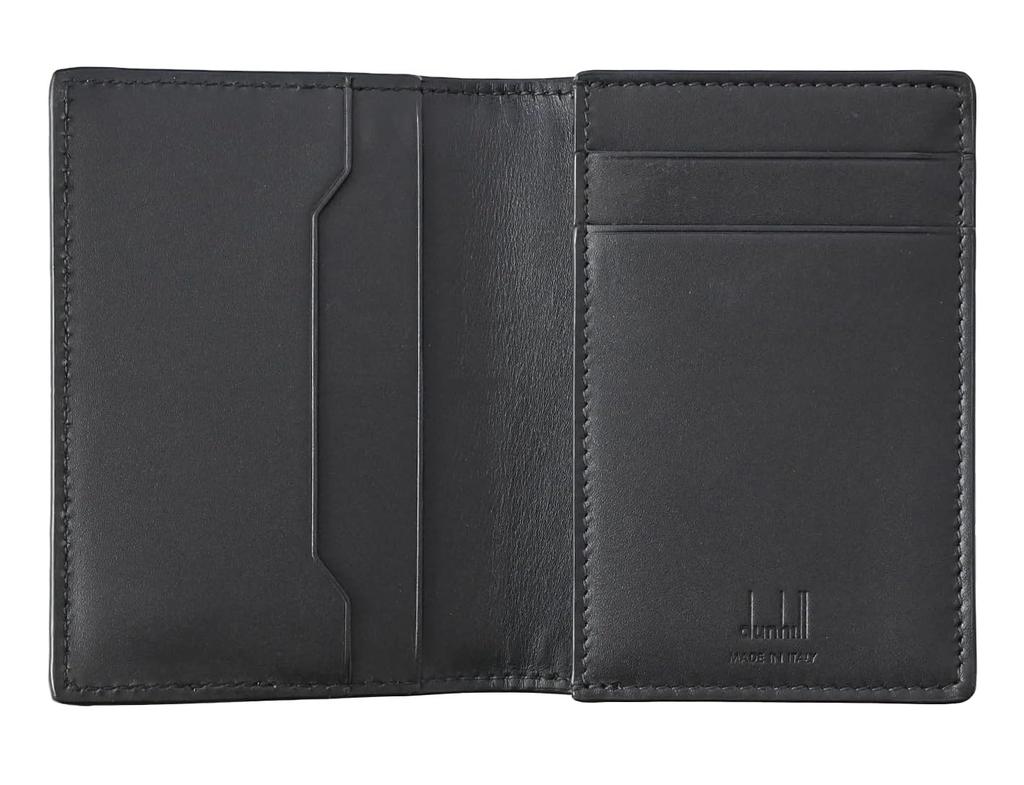 [Dunhill] Card Case, Business Card Holder, Men's, 1983 Harness, Black, 23R2512GN001, Free Size [Parallel Import]