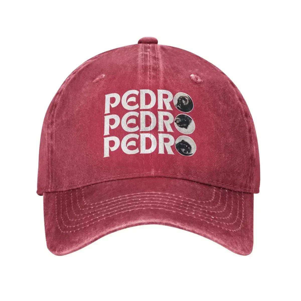 Pedro Racoon Dance Baseball Cap Vintage Distressed Denim Meme Raccoon Headwear Unisex Outdoor Summer Unstructured Soft Caps Hat One Size