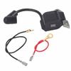 Compact Ignition Coil Module Black Ignition Coil Replacement Chainsaw Electrical Part Garden Tools