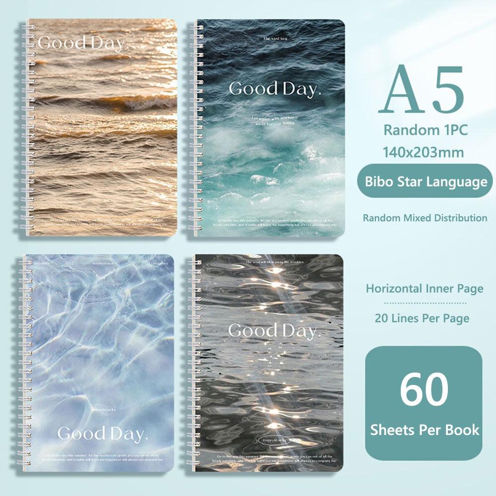 A5 Spiral Notebooks Color Hand Account Book Thickened Notepad  Gift