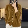 Winter Plus Size Autumn Women Solid Buttons Sweaters Jacket Knitting Fashion Oversize Casual Style Loose Cardigan Sweater