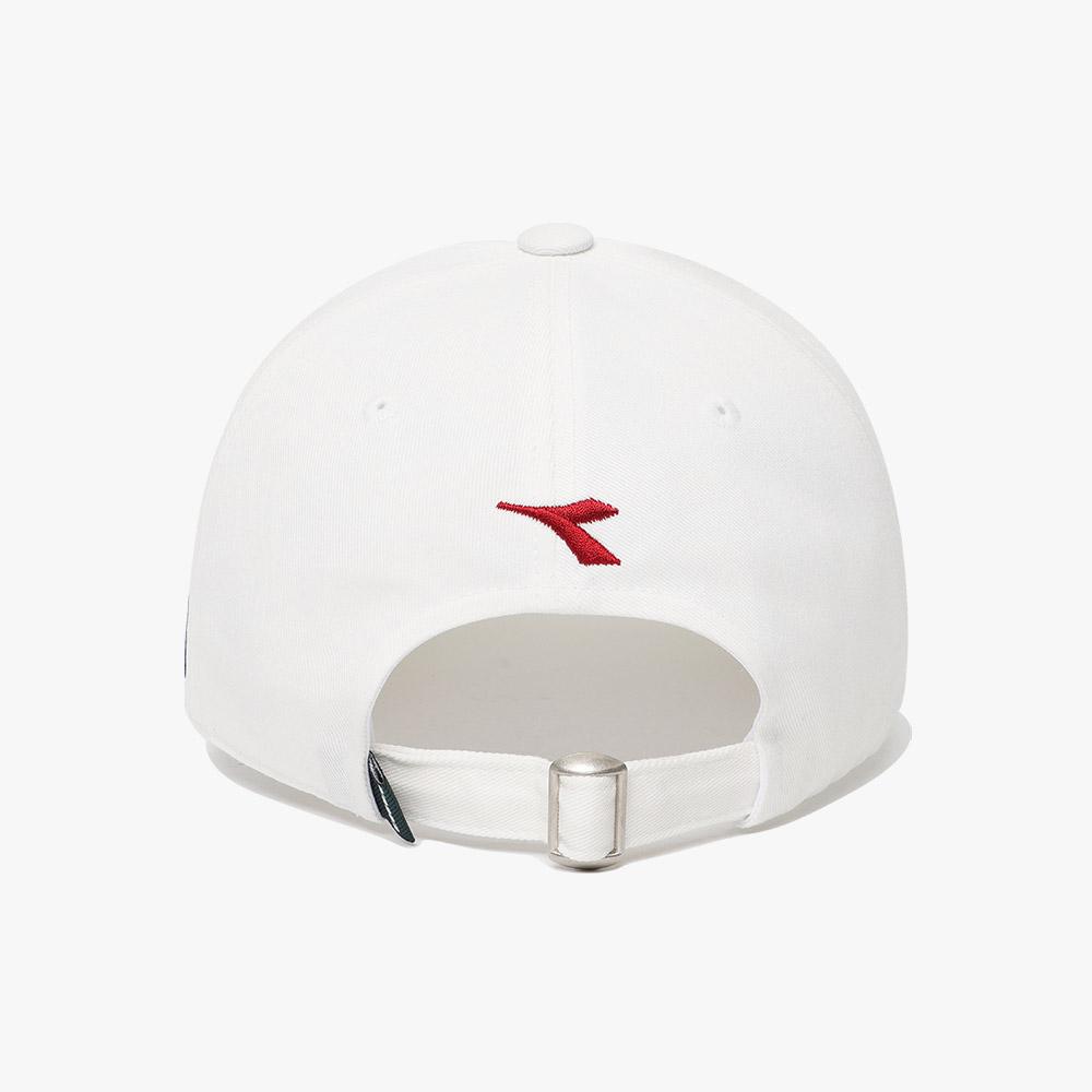diadora Arch Logo Ball Cap Off White