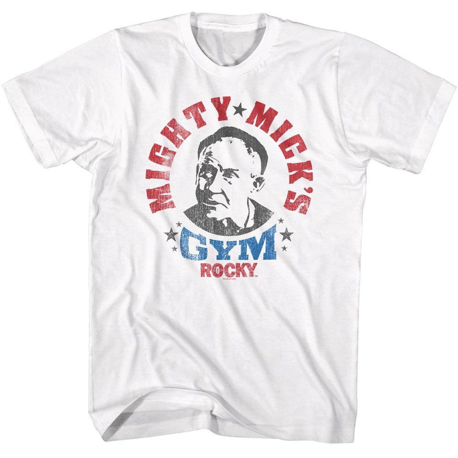 Rocky Mick s Gym RWB White T-Shirt L