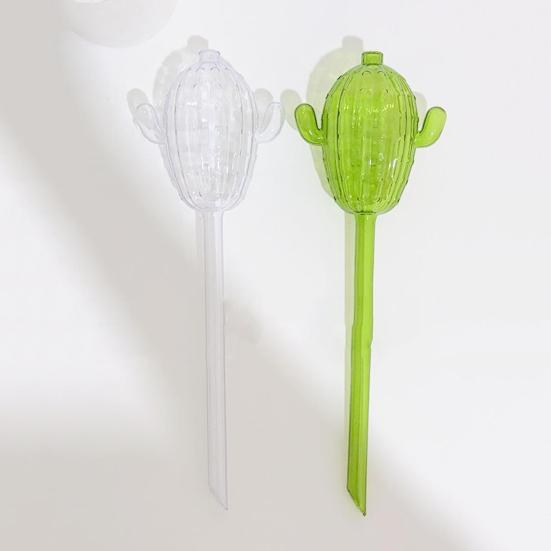 Cactus Watering Globes Plant Self Watering Bulbs Transparent Automatic Watering Globes for Indoor Outdoor Plants Home Gardening