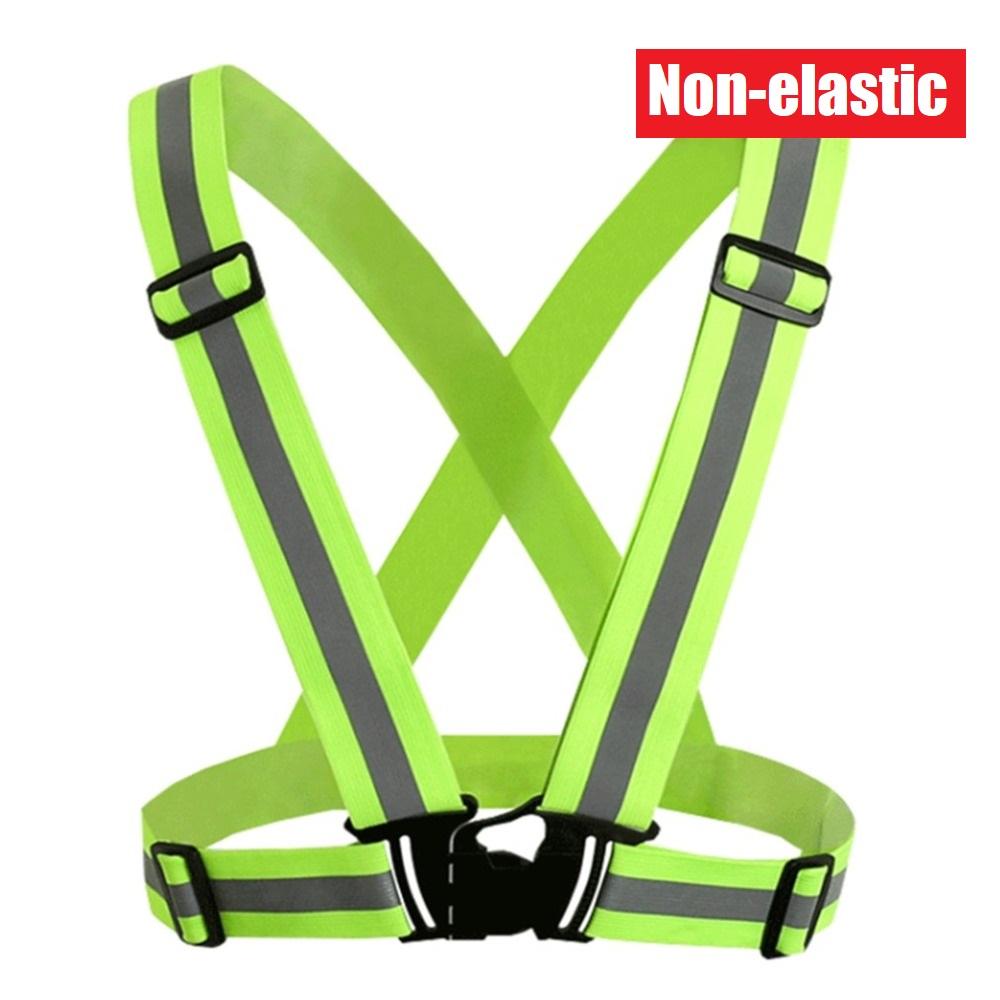 

12 цветов, светоотражающие ремни, регулируемый защитный жилет, эластичная лента для взрослых и детей, одежда для ночного бега и верховой езды