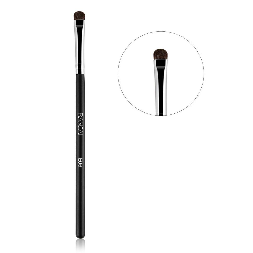 Tragbarer reiner Pferdehaar Lidschatten Verblenderpinsel - Große weiche Borste für Augen-Make-up