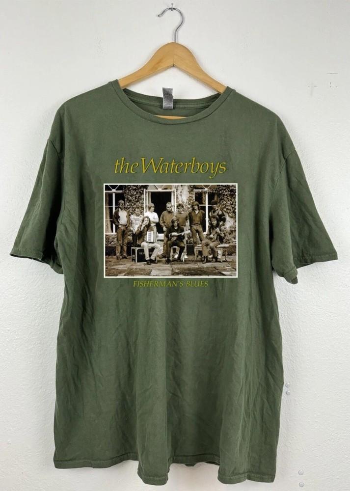 

The Waterboys Fisherman039s Blues T Shirt Green All Size Gift Fan Unisex T-Shirt XXL