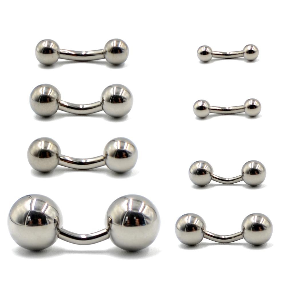 G23 Titanium Eyebrow Banana Piercing Curved Barbell Lip Ring Daith Helix Rook Earring Cartilage Tragus Wrist Piercings Jewelry 4