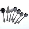 7 Parça Altın Yemek Takımı Paslanmaz Çelik Çorba Kaşığı Süzgeç Kaşık Servis Kaşığı Salata Çatalı Pasta Spatulası Mutfak Ev Yemek Takımı