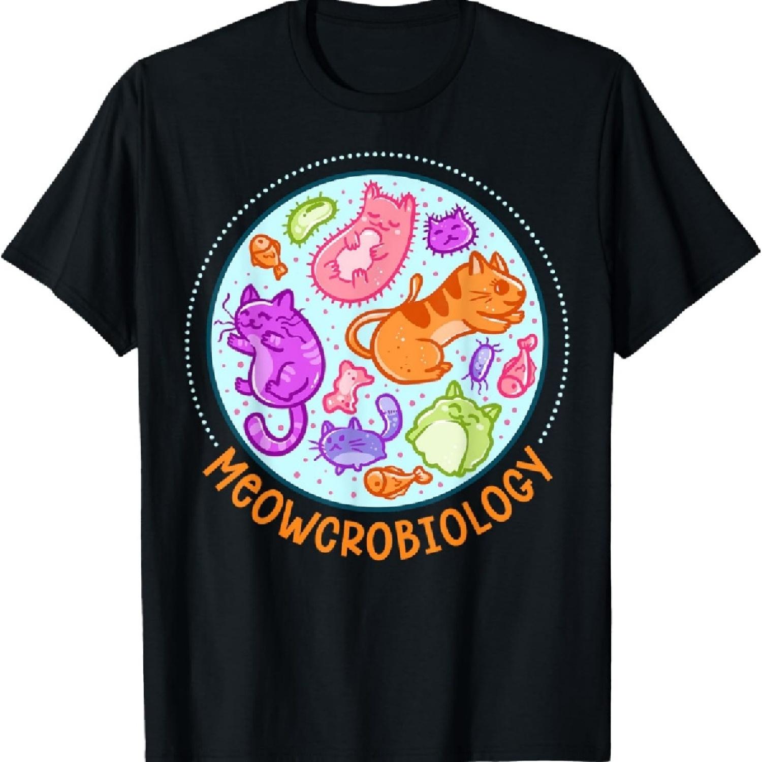 

Мяукробиология Кот Мяу Микробиология Наука Бактериология Футболка XXXXXL чёрный